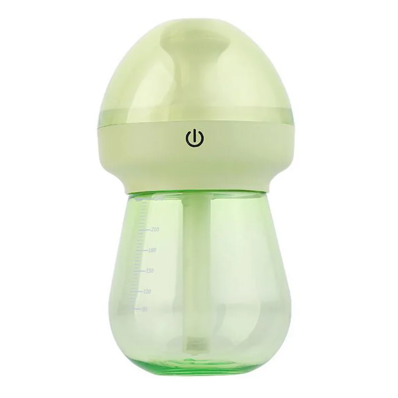 240ml USB LED Light Mini Feeding Bottle Humidifier Aroma Air Diffuser Mist Maker