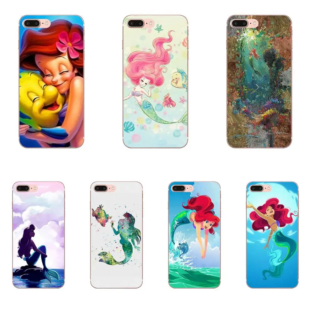 

Little Mermaid For Xiaomi Redmi Mi 4 7A 9T K20 CC9 CC9e Note 7 9 Y3 SE Pro Prime Go Play Soft Silica