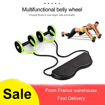 

2020 New Abdominal Wheel Abdominal Muscle Trainer Fitness Abdominal Roller Trainer ABS Workout Kit Crossfit Abdominal Exerciser