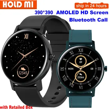 

L01 Dial Bluetooth Call Smart Watch Men Full Touch Heart Rate Monitor Multipe Sports 390*390 Full Touch Smartwatch PK KW10 KW19