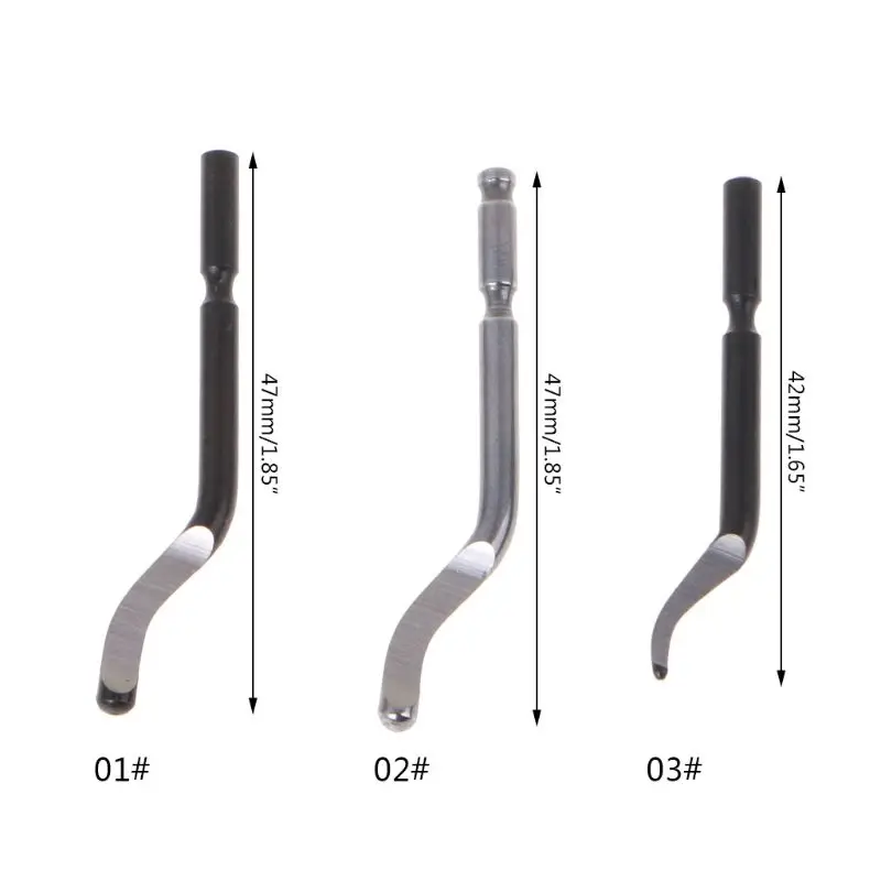 

10 PCS Rapid Steel Rotary Blade BS1010 BS1018 BK3010 Blade Plastic Copper Aluminum Corner Crack Deburring Trimming processing