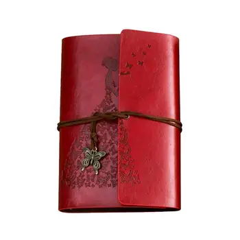 

1PC Rope Winded Notebook Elegant Loose-Leaf Diary for Classmates Friends