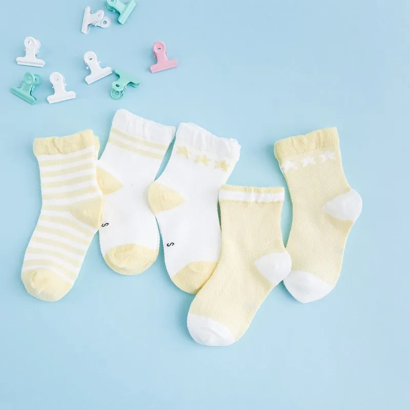1 Pair Baby Soft Cotton Socks Newborn Infant Printing Comfortable Sock Toddler Kids Breathable Ankle Socks For 0-6 Years D0236