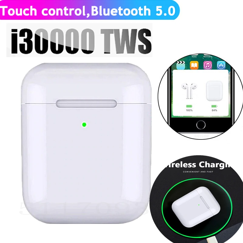 

i30000 tws Wireless Music Earphone Mini Sport Bluetooth 5.0 Headset 1:1 Tap control 100% 3 real battery For Xiaomi k20 Huawei mate 30 Not i10000 i500 i200