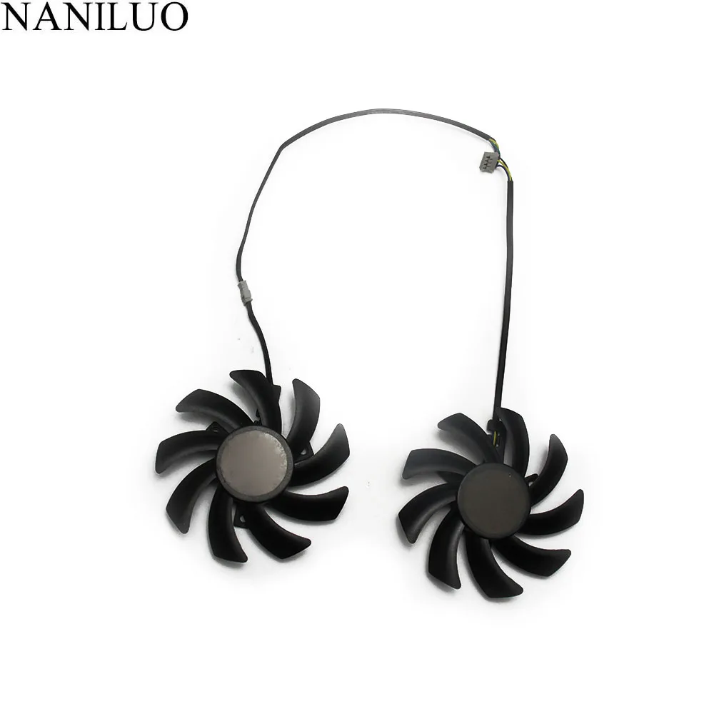 85mm FDC10H12S9-C 4Pin Dual Cooler Fan Replace For Sapphire R9 270X 280X HD7870 HD7950 HD7850 HD6850 Graphics Card Cooling | Компьютеры и