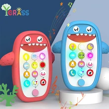 Детский телефон игрушка Дети смарт-экран мобильный телефон Дети головоломка раннее образование телефон музыкальная игрушка