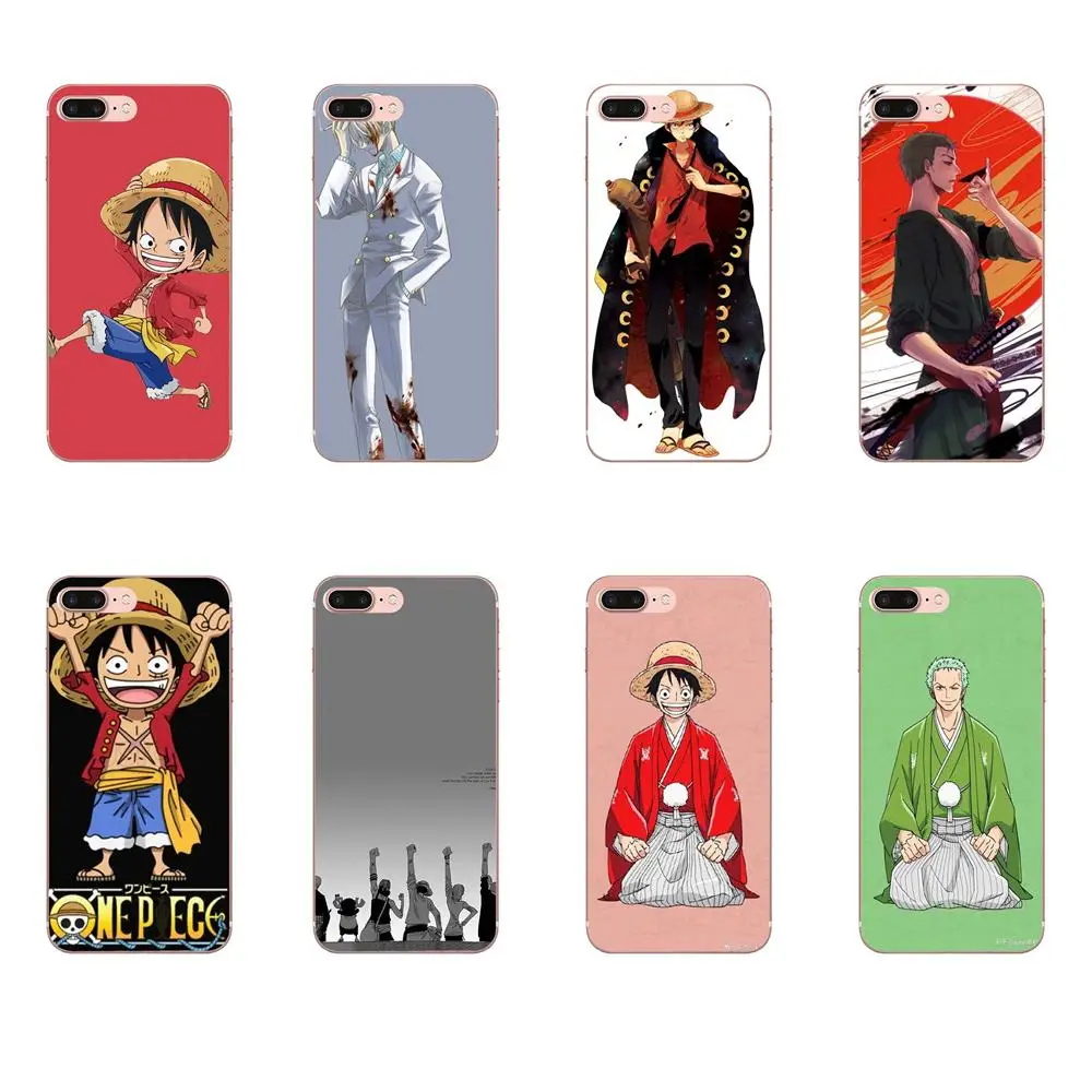 Цельнокроеное японское аниме Луффи Зоро ТПУ Защита для экрана Huawei Mate 9 10 20 P P8 P9 P10