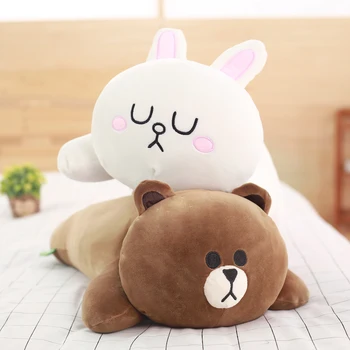 

Brown Bear Cony Rabbit Anime character Bear rabbit Plush toy cute Couple pillow soft stuffed doll For girlfriend decoratio gifts