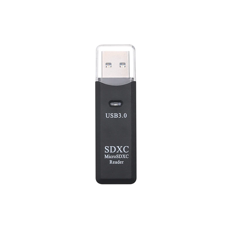 USB3.0 кард-ридер 2 в 1 высокоскоростной 2-слотовый SD/Micro SDXC SDHC кард-ридер Портативный TF адаптер конвертер