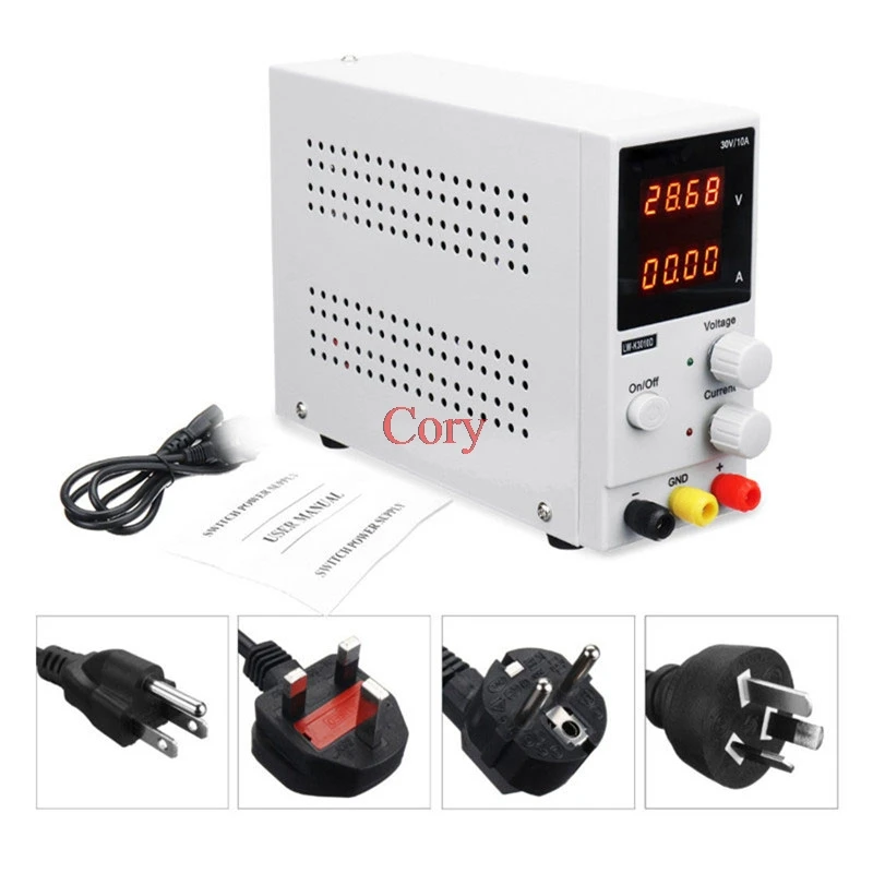 

1PC DC Power Supply Adjustable Digital Lithium Battery Charging Laboratory LED four-digit digital display Voltage Regulator