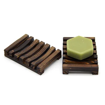 

Soap Dishes Popular Holder Portable New Style Wooden Container Natural Bamboo Storage Soap Dish Storage Box New Arrival