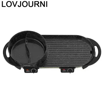 

Mangal Grille Portable Cast Iron Camping Eletrica Churrasco Barbacoa Barbecue for Outdoor Churrasqueira Electric Bbq Grill