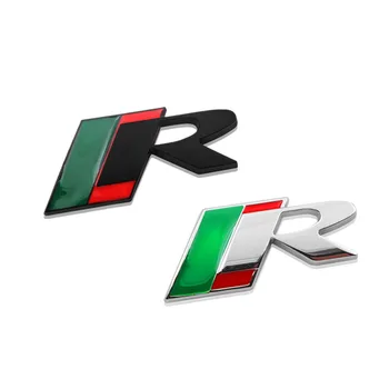 

10pcs Car Side Rear Trunk Emblem R Logo Sticker for Jaguar Fender XF XJ XE XK XKR XFL XJS E Pace F Pace S Type X Type Ftype