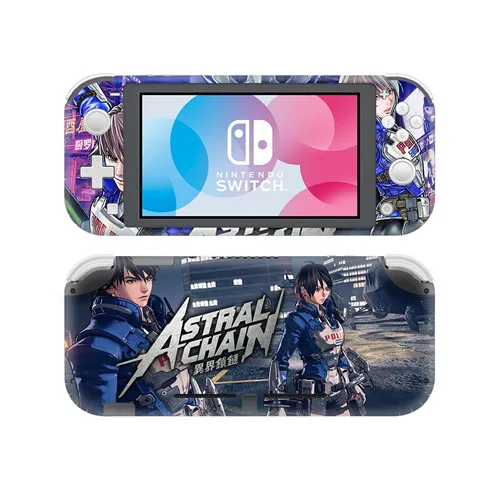 YSNSL0124 Astral Chain Skin Sticker Decal For Nintendo Switch Lite Console and Controller Switch Lite Protector Skin Sticker Vinyl - Цвет: YSNSL0124