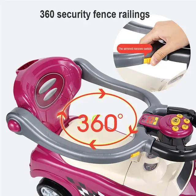 Children'S Walker Multifunctional Baby Stroller Scooter Walker Kids'S Ride-On Toys Tricycles For Children Baby Bike 1 To 3 Years 4