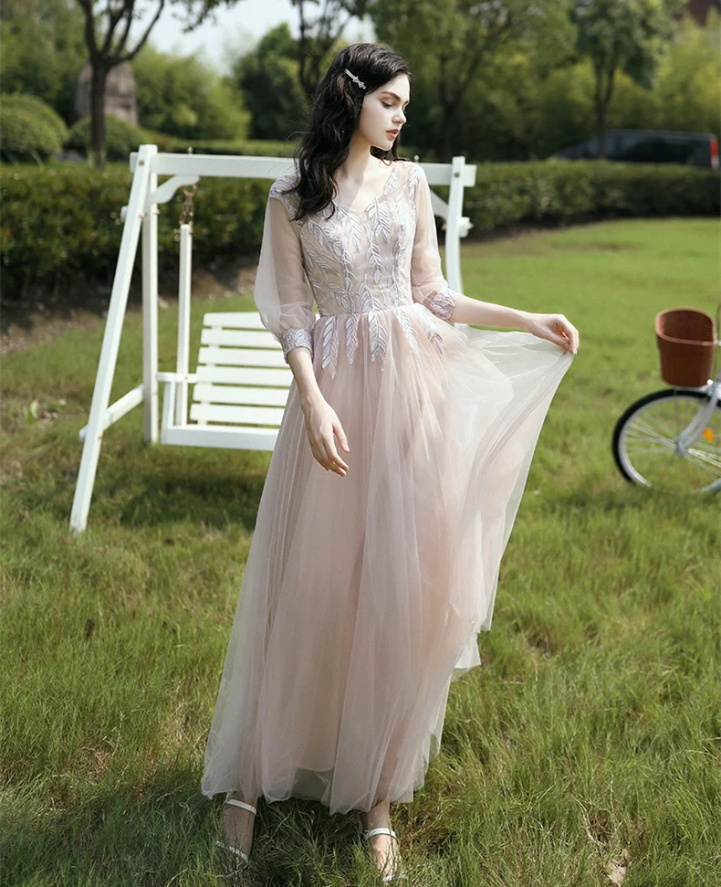 Новые румяные платья подружки невесты длинные элегантные vestidos de fiesta de noche vestidos fiesta boda sukienki na impreze вечерние платья для женщин