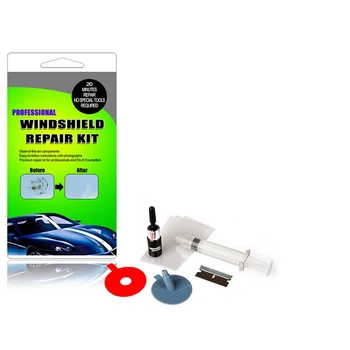 

Universal Vehicle Windscreen Windshield Repair Resin Tool Glass Crack Repair Kit Quick Fix Car Glass Kit