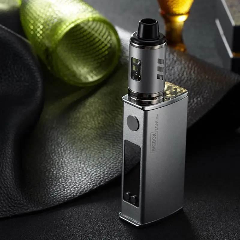 80 Вт регулируемый vape mod box kit 2200mah 0.3ohm 3 мл бак электронная сигарета большой дым атомайзер вейпер(серебро