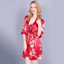 Халат женский костюм халат с коротким рукавом сексуальное женское платье из двух частей кимоно платье пижамы сексуальная ночная рубашка одежда для сна