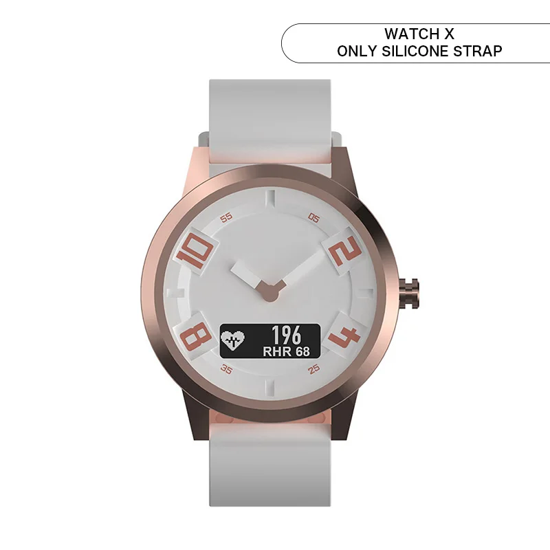Смарт-часы lenovo, часы с Bluetooth 5,0 OLED сапфировое зеркало, спортивные часы, металлические мужские часы - Цвет: Watch-X-White