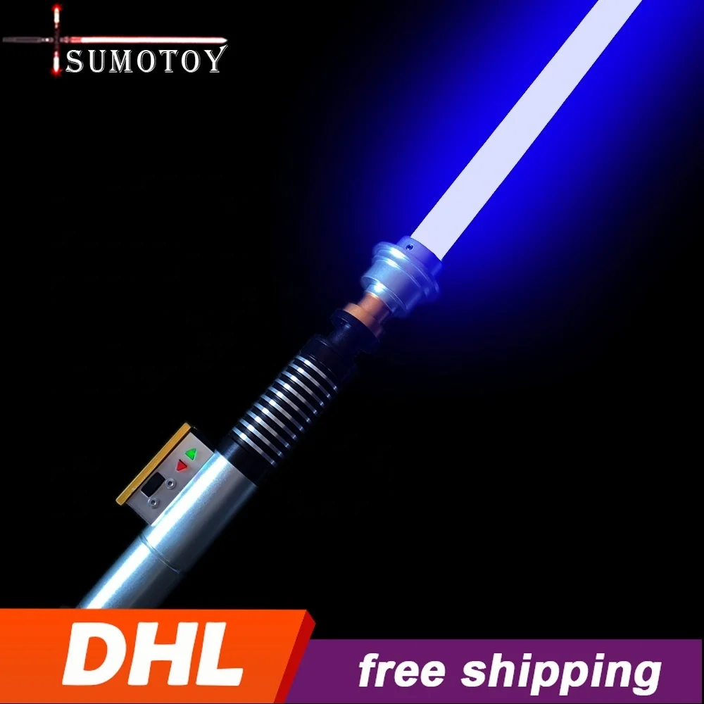

RGB 16 Color Lumious Lightsaber Luke Saber with Control Case Metal Hilt Single Colour FOC Blaster Wholesale Lightsaber Toys