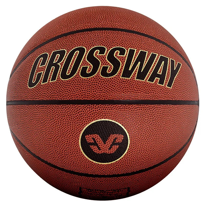 Супер-Crossway L702 баскетбольный мяч Pu материал Официальный Размер 7 Баскетбол бесплатно с сетчатой сумкой+ игла
