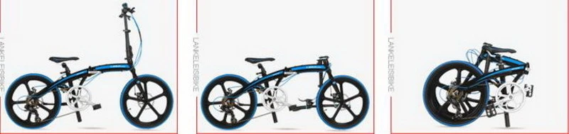 Cheap Tb250908/20-inch Folding Car / 7-speed Ultra-light Aluminum Alloy Two-disc Brakes Men And Women Folding Bike/electrostatic Paint 3