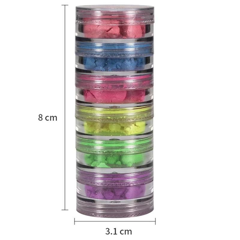 1PC Makeup Fluorescent Neon Pigment Eye Shadow Makeup Glow In Dark Eye Shadow Glitter Eyeshadow Cosmetics