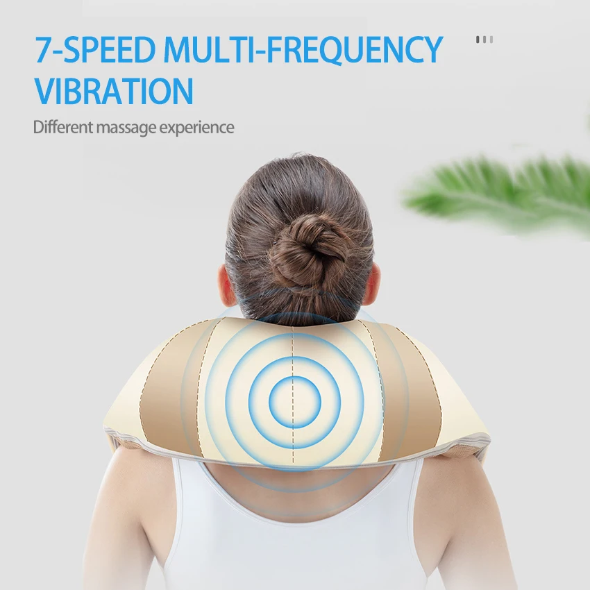 Домашний/Автомобильный u образный Электрический Массажер шиацу для спины и шеи