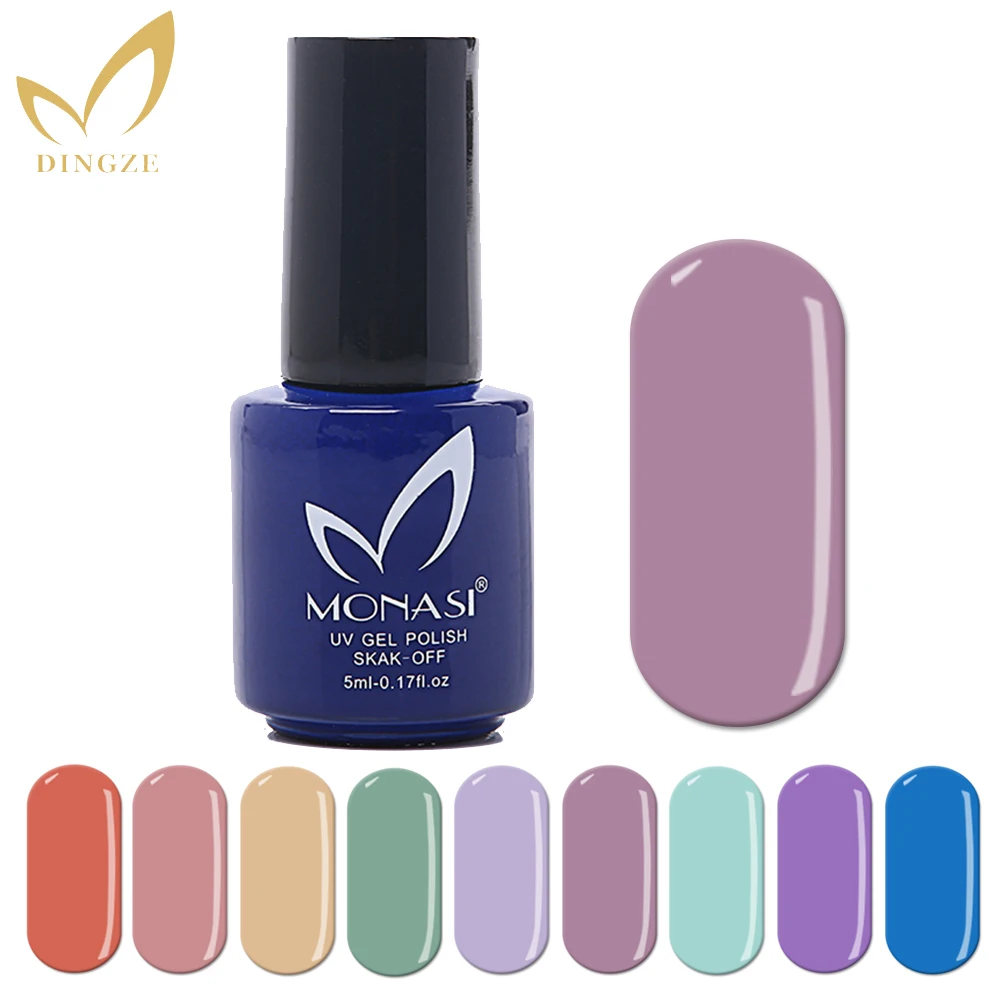 УФ-светодиодный Гель-лак MONASI для ногтей 5 мл УФ-лак Полупостоянный | Красота и