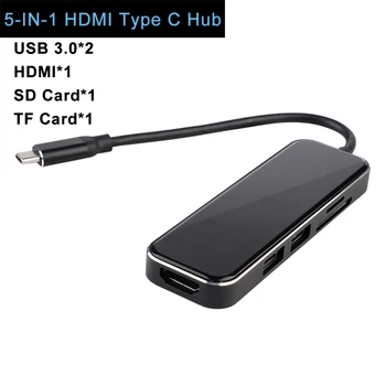

USB Type C HUB to HDMI Multi USB 3.0 Micro SD3.0 Power Adapter High Quality USB Hub for MacBook Pro Samsung