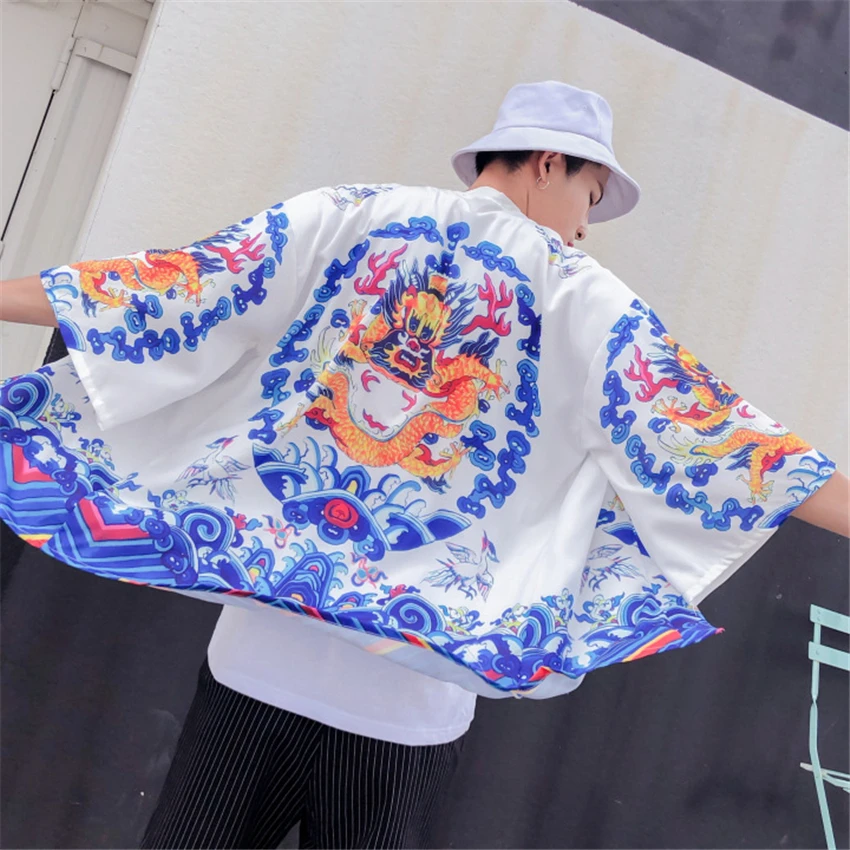 Кимоно для мужчин Haori японский стиль традиционный костюм самурая и женщин Yukata