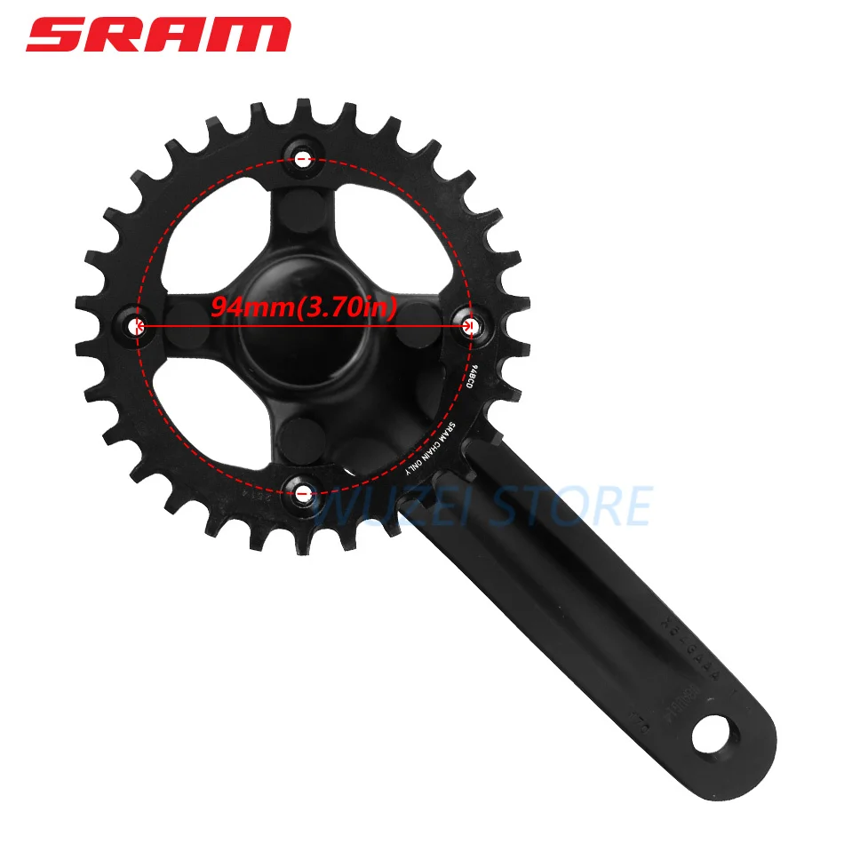 SRAM FC X1 1000 жира GXP 94BCD mtb горный велосипедный шатун со звездочкой 11 Скорость 30T 170/175 мм снегоход sprocketwheel оси велосипеда части