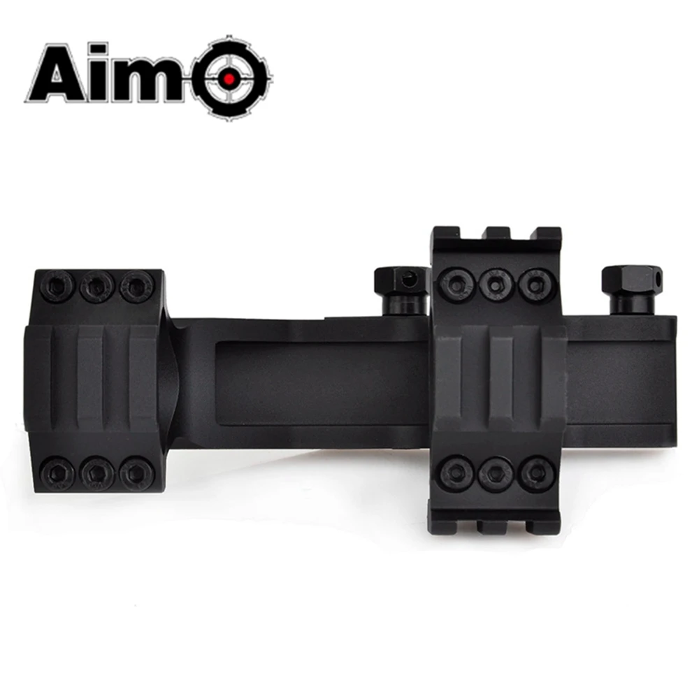 Aim-O пневматический прицел для страйкбола консольные крепления Tri-Side Rail расширение 30 мм кольцо Крепление для 20 мм Вивера рельсы тактический телескоп AO9003
