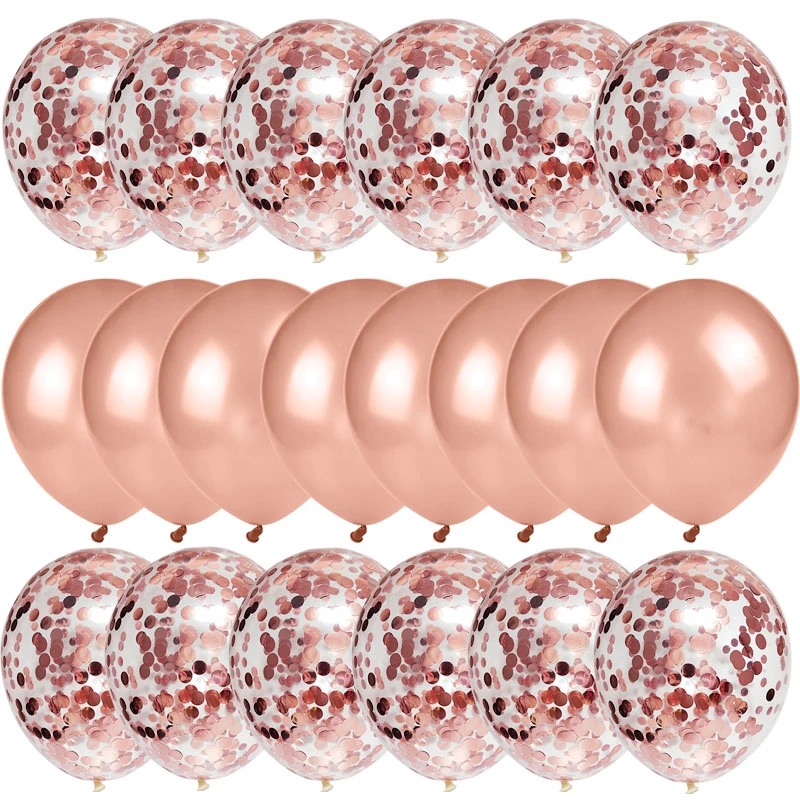Ballons Deco Or Rose Et Or Rose Ballons Decoratifs Pour Anniversaire Ballons De Decoration De Fete Pour Anniversaire Et Mariage Ballons D Anniversaire Aliexpress