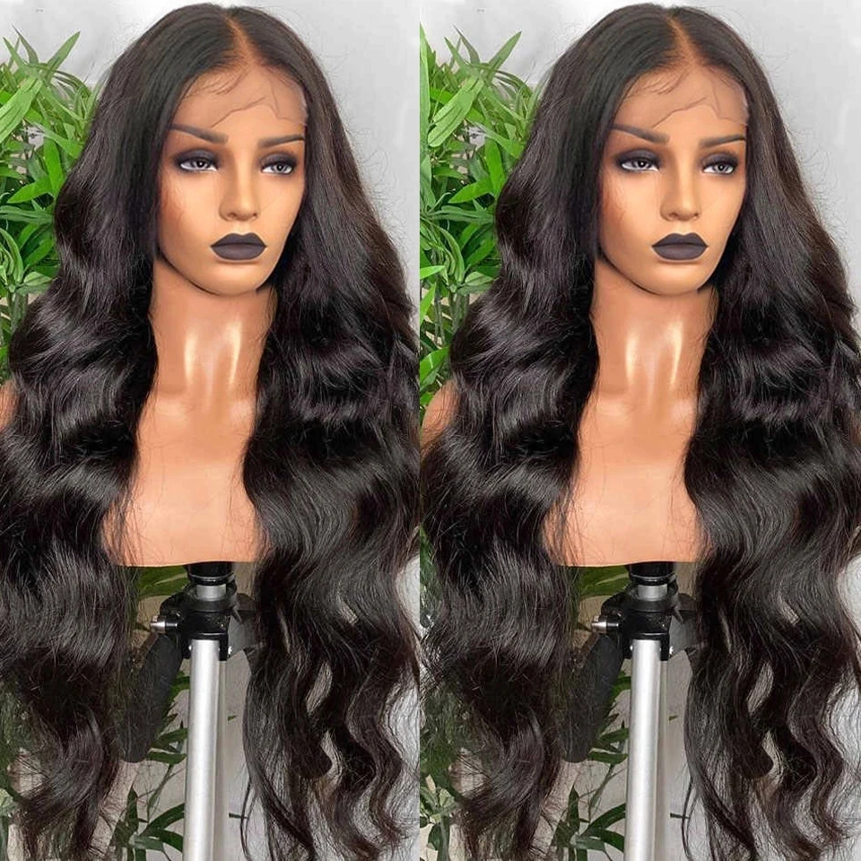 HD Transparent Body Wave Lace Front Wigs For Black Women Human Hair 13x4 13x6 Raw Indian Hair Loose Body Wave Lace Frontal Wig