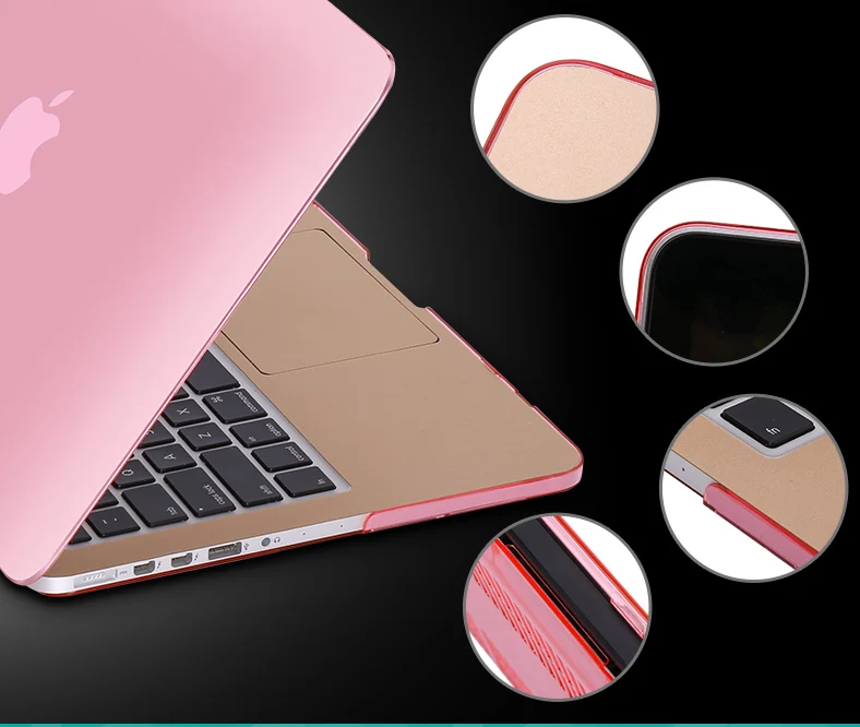 Кристальный чехол для ноутбука Apple Macbook Mac Book Air Pro retina 11 12 13 15 15,4 13,3 дюймов с сенсорной панелью