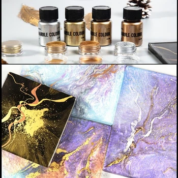 

4 Color Mirror Metal Texture Pearl Powder Epoxy Resin Colorant Glitter Marble Metallic Pigment Resin Dye Making N03 20 Dropship