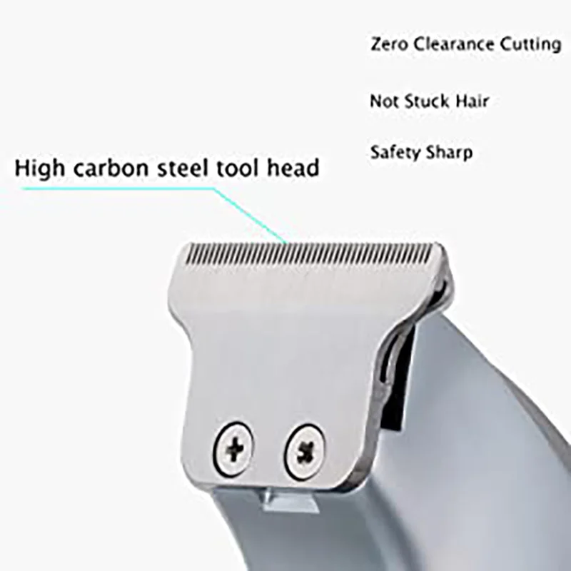 Kemei 1949 Professional Hair Clipper All Metal Men Electric Cordless Hair Trimmer 0mm Baldheaded T Blade Finish Haircut Machine 5