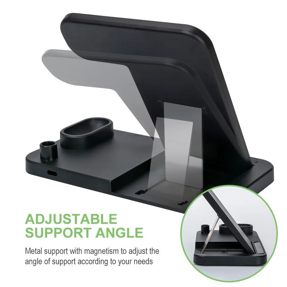  4 In 1 Charging Dock Station For Apple Watch 5 4 3 2 Airpods Pencil For IPhone 11 Pro X XR XS MAX 1