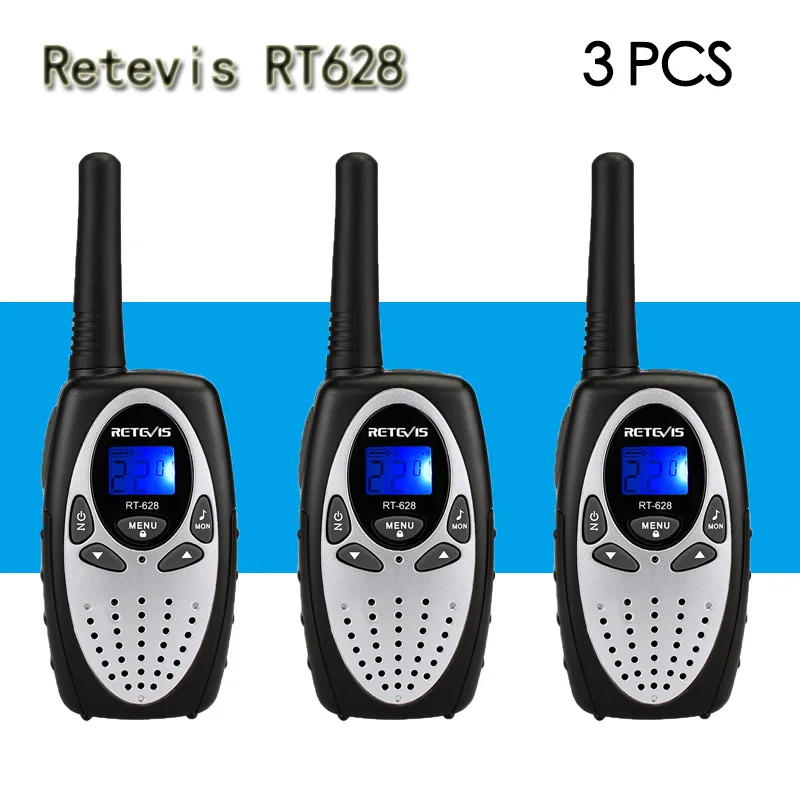 3 Gray 3 шт. RETEVIS мини-рация для детей радио 0,5 Вт UHF частота, переносной радиоприемник Портативная радиостанция подарок портативный коммуникатор - Цвет: 3 Gray