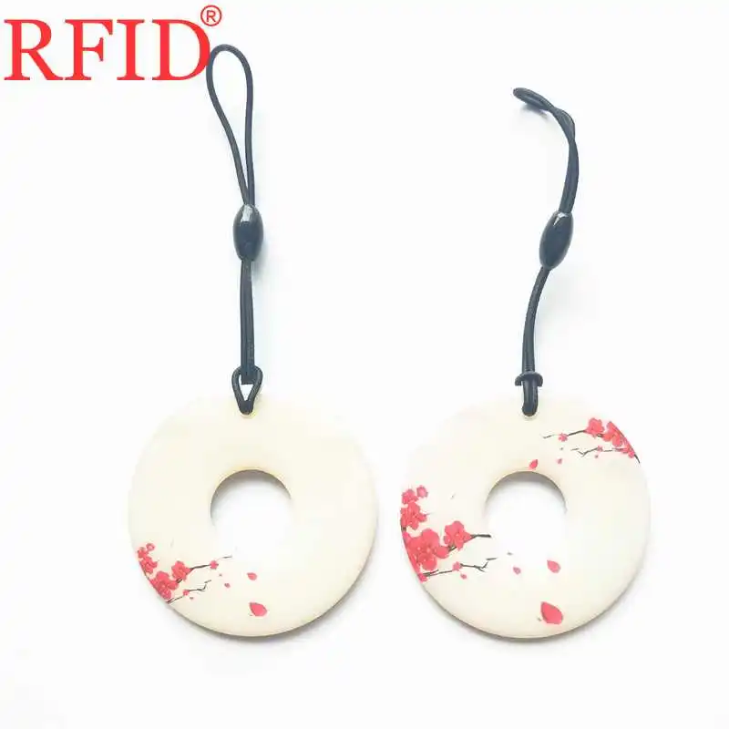 10pcs Random Color ID 125 кГц TK4100 EM4100 только для чтения брелок тег RFID Близость Водонепроницаемая цепь для ключей брелок жетон красный/синий контроль доступа 10 шт - Цвет: 10pcs Random Color
