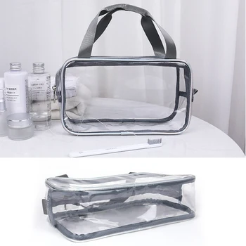 

Transparent PVC Bags Travel Organizer Clear Makeup Bag Beautician Cosmetic Bag Beauty Case Toiletry Bag Make Up Pouch Wash Bags