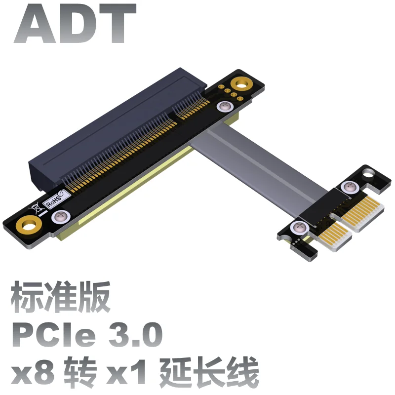 PCI-E x8 кабель-удлинитель x1 pcie 1x на 8x поддержка сети карточка SSD Расширенный