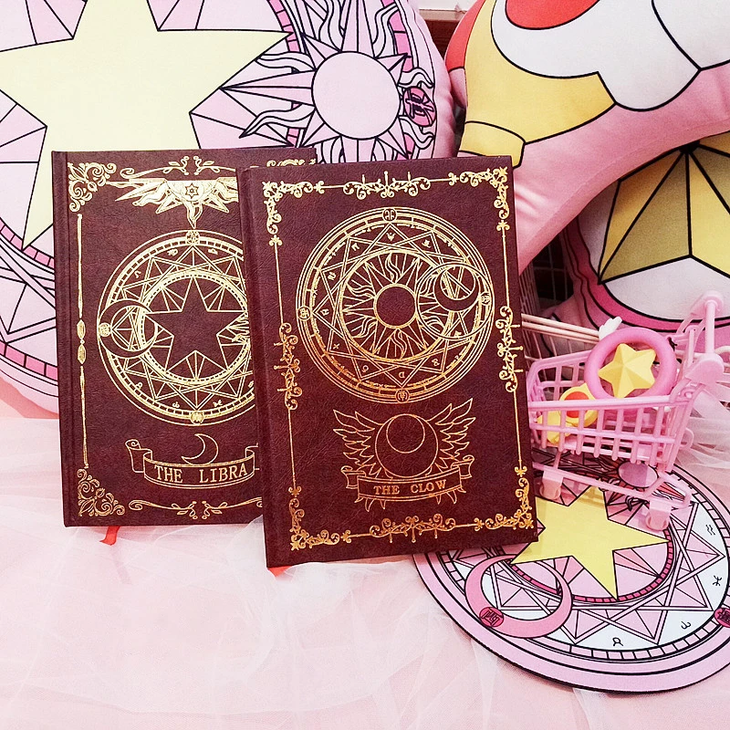 Cena Sakura notatnik Captor Sakura CERBERUS Clow Libra wzór gwiazda Clow magiczny notatnik dziennik podróży pamiętnik Cardcaptor prezent