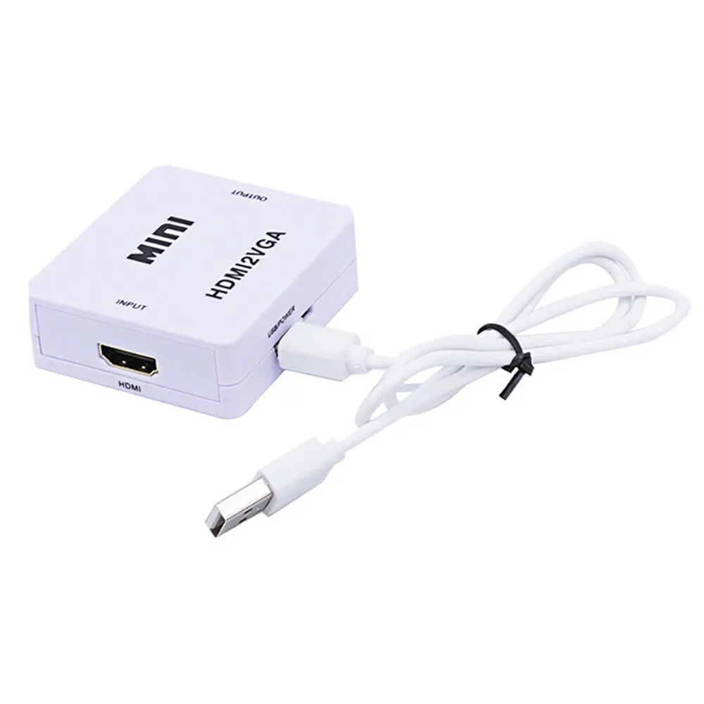 1080P HDMI to VGA  ڽ Ǯ HD  HDMI2VGA , 3.5mm    PC Ʈ DVD PS4 XBOX360