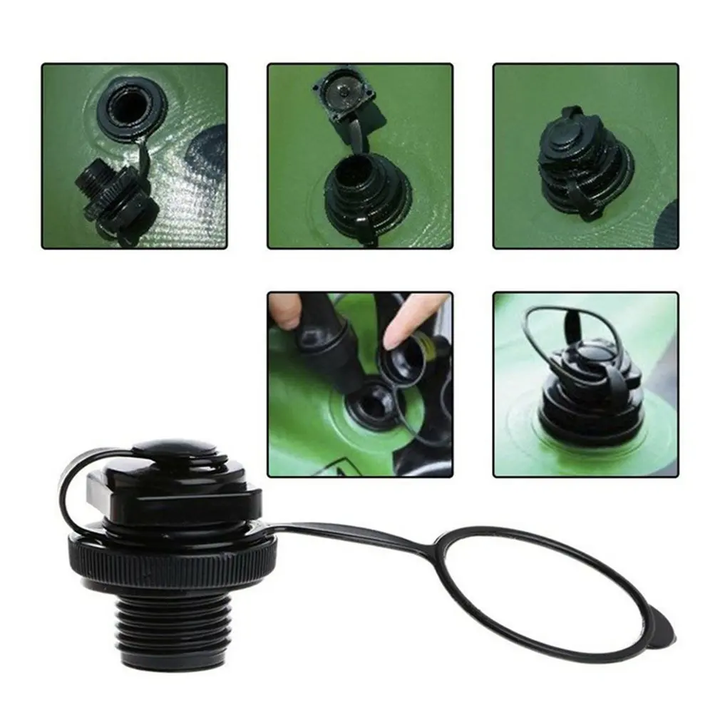 

Durable Plastic Safety Air Valve Nozzle For Inflatable Boat Rubber Kayak Tender Raft Mattress Airbed Air Valve Replacem