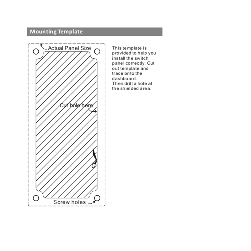 Панель выключателя для лодки, изогнутый переключатель насоса для мытья палубы, водонепроницаемый переключатель для одной ветки на лодке, панель для мытья палубы