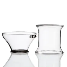 Чайный набор кунг-фу аксессуары стеклянный чай утечка Двухсекционный набор