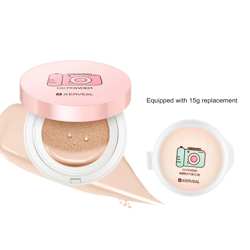 Air Cushion BB CC Cream Concealer Moisturizing Long Lasting Whitening Foundation Makeup Whitening Face Cream Cosmetics